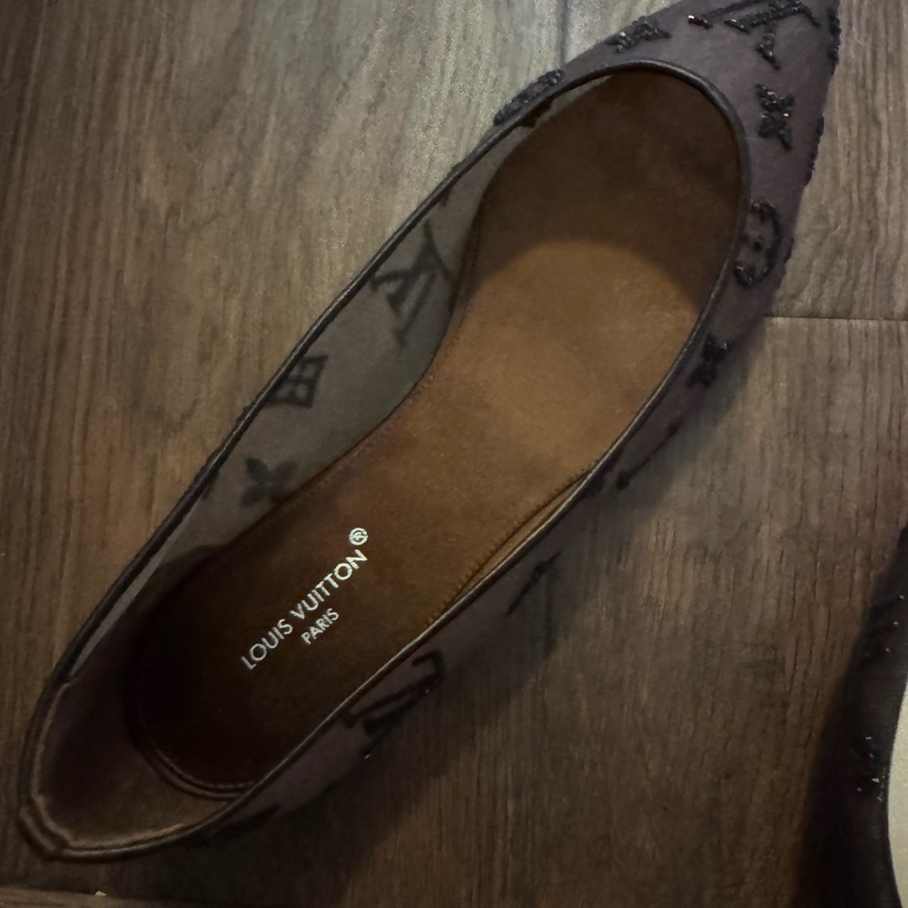 Louis Vuitton Gala Brown Flats - Picture 5 of 8
